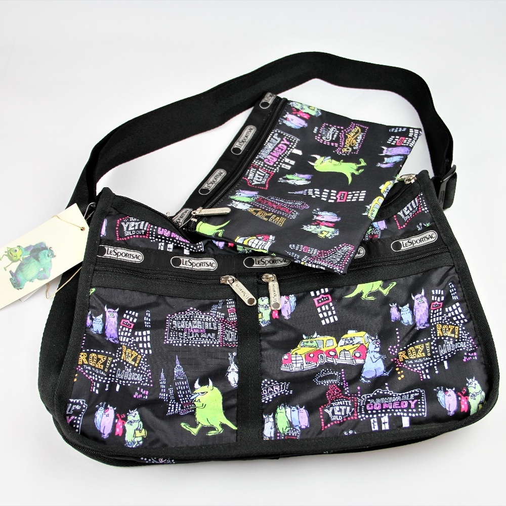 LeSportsac Disney Pixar Monsters Inc Deluxe Bag